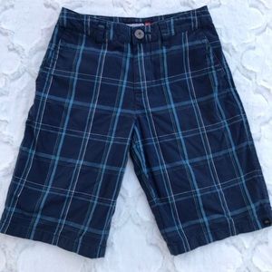 Host Pick! Quicksilver Boy’s blue plaid shorts